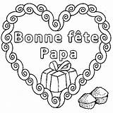 Fete Bonne Coeur Peres Gratuit Colorier Fête Joyeux Cheri Maman Fetes Danieguto Choisir Noel sketch template
