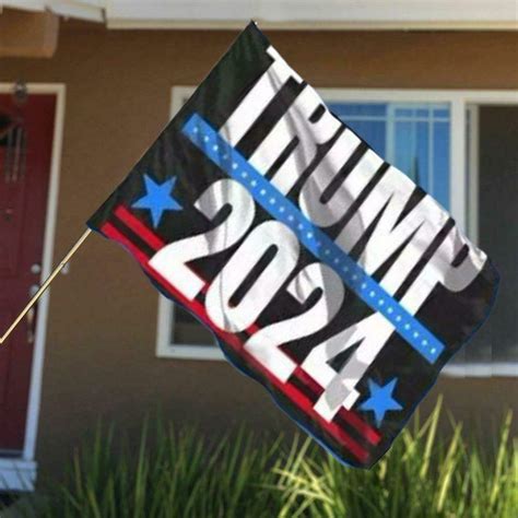 trump 2024 flag 3 x 5 ft i ll be back presidential election usa stock