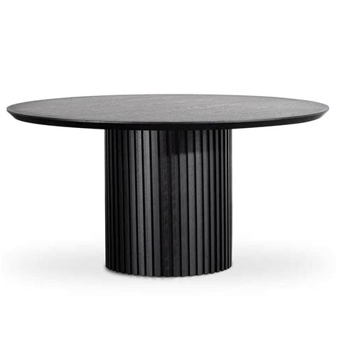 marty  wooden  dining table black