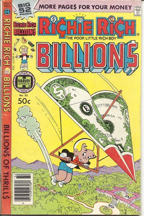 Cb 5 1979 Harvey Comic Book Richie Rich Billions 32