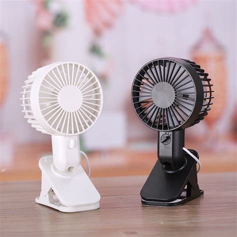 grtco mini clip fan air cooling  speed adjustable portable usb fans  office desktop ultra
