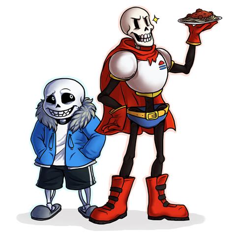 sans and papyrus by klumpeh on deviantart