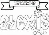 Coloring Name Pages Emma Names Own Alexis Make Personalized Girls Bubble Printable Letters Drawing Cool Print Color Getdrawings Getcolorings Create sketch template