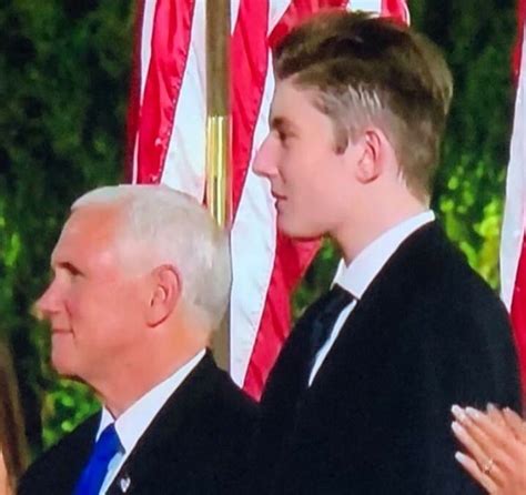 Photo Barron Trump Finally Smiling For Once