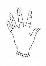 Nails Coloring Pages Print Nails2 sketch template