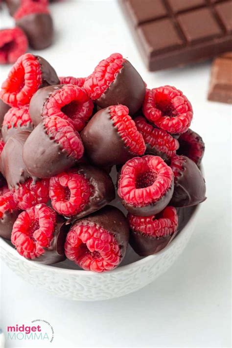 chocolate covered raspberries midgetmomma