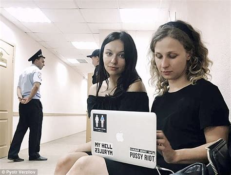 2 members of russian punk band pussy riot detained daily mail online