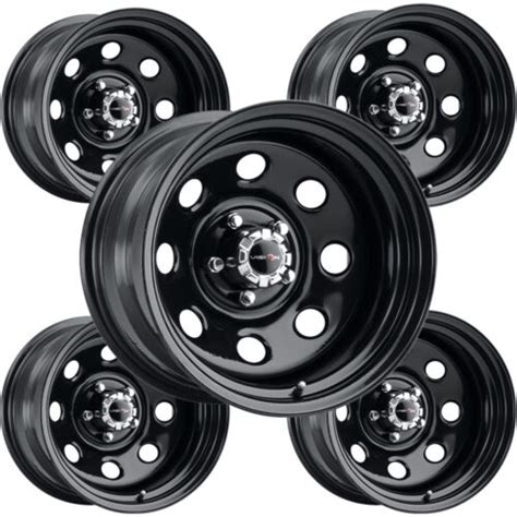 vision  soft    mm gloss black wheels rims