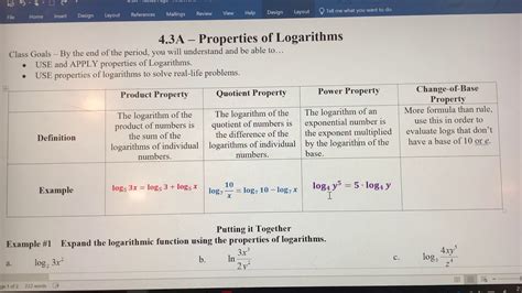 expanding logarithmic expressions   properties  logarithms