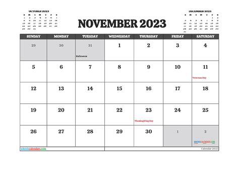 cute november  calendar   image