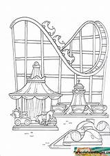 Amusement Atracciones Diversiones Parques Coaster Roller Achterbahn Disney Karine Baures sketch template
