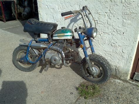 vintage  honda mini bike obnoxious antiques