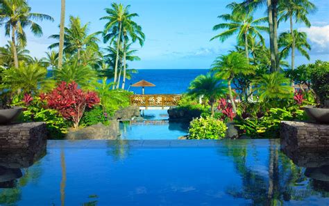 montage kapalua bay lahaina maui hawaii infinity pools