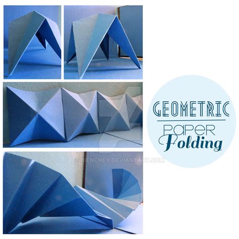 geometric paper folding  bienchey  deviantart