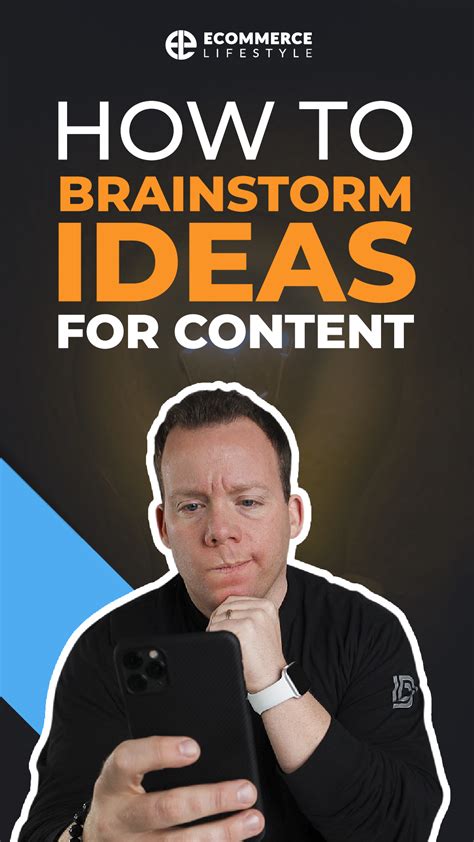 How To Brainstorm Ideas For Content In 2021 Ecommerce Content Lifestyle