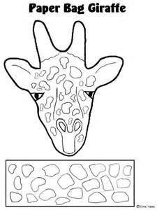giraffe craft template bing images africa savanna pinterest
