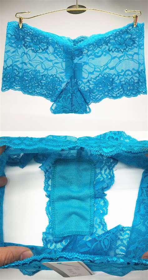 new pretty half lace wholesale women boxer lady panty wholesale buy