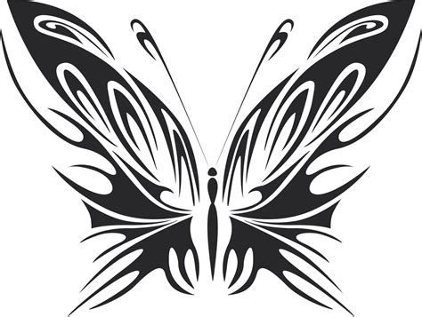 Tribal Butterfly Vector Art 40 Free Dxf Vectors File Free Download