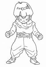 Coloring Pages Future Gohan Back Printable Awesome Young Dragon Ball Teen Getcolorings Color Getdrawings Categories sketch template