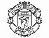 Manchester United Coloring Pages Crest Fc Colouring Drawing Football Chelsea Man Utd Psg Soccer Print Madrid Real Template Coloringcrew Coloriage sketch template