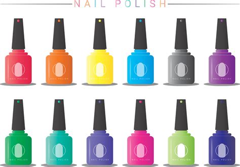 nail polish vectors   vector art stock graphics images