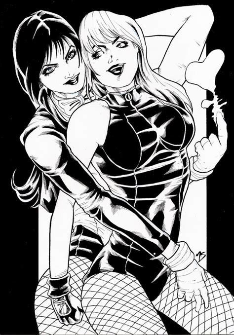 Black Canary And Zatanna Erotic Art Justice League Lesbians Luscious