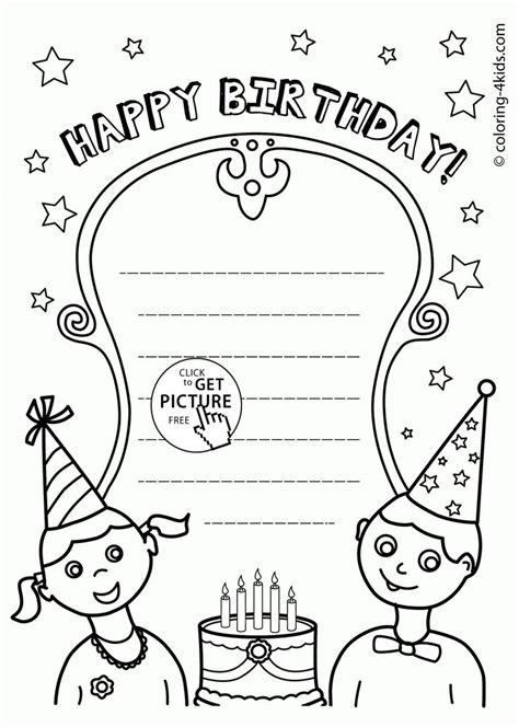 images  birthday coloring pages  pinterest funny happy