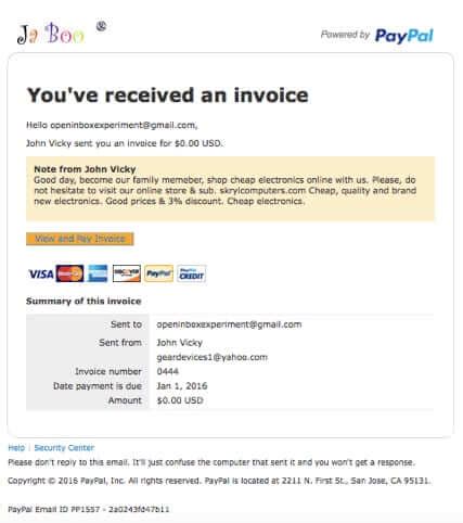 invoice  paypal     newest   spamming