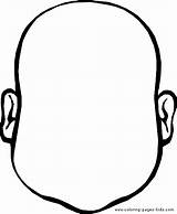 Blank Face Outline Cliparts Head Printable Coloring Attribution Forget Link Don sketch template