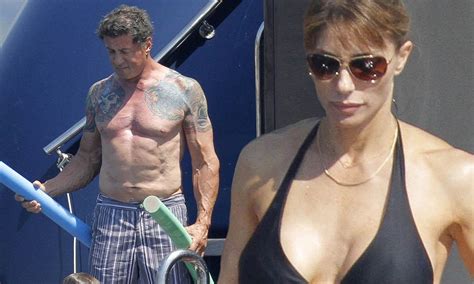 sylvester stallone 66 shows off his impressive six pack