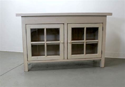 Reclaimed Wood Media Cabinet With Glass Doors Ecustomfinishes