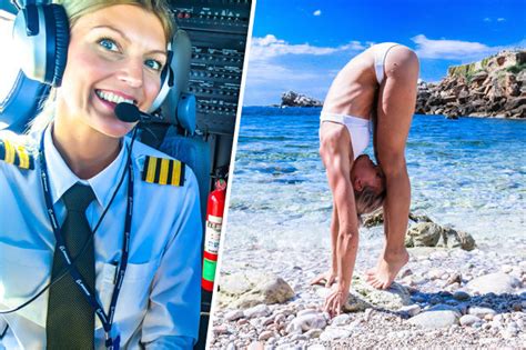 sexy female pilot becomes internet star with jet set snaps daily star