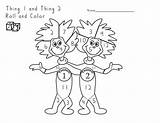 Thing Coloring Pages Two Template Colouring sketch template