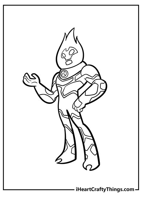 ben ten coloring pages printable