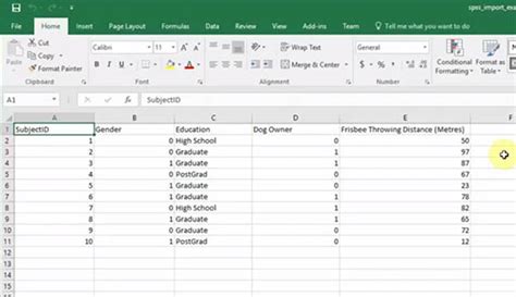 spss tutorial importing data  spss  excel