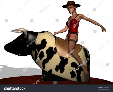 Sexy Bull Riding Stock Illustration 19536520 Shutterstock