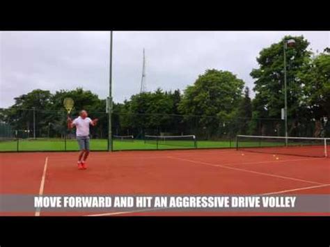drive volley drill  forehand  backhand youtube