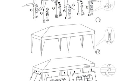 coverpro  assembly instructions  canopy tent assembly instructions