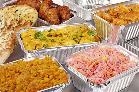 Standard Indian Takeaway Contains Enough To Feed Two