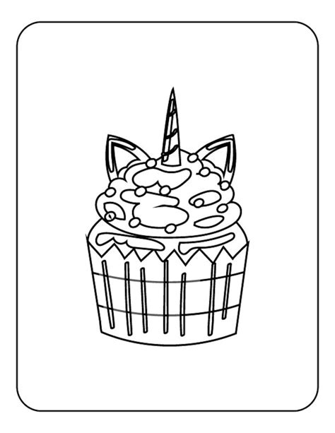 cute sweet cupcakes coloring pages etsy uk