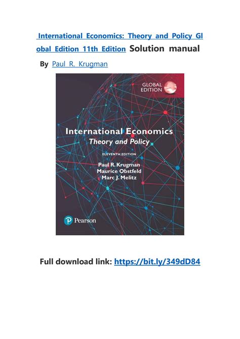 international economics theory  policy global edition  edition