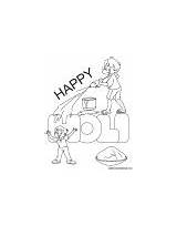 Holi Coloring Pages Happy sketch template