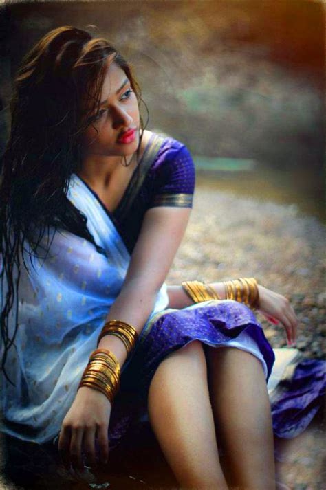 anaika soti in half saree hot photoshoot stills trionic