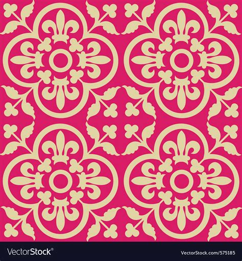 red royal pattern royalty free vector image vectorstock