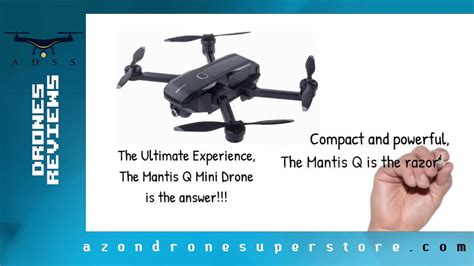 mantis  mini drone review youtube