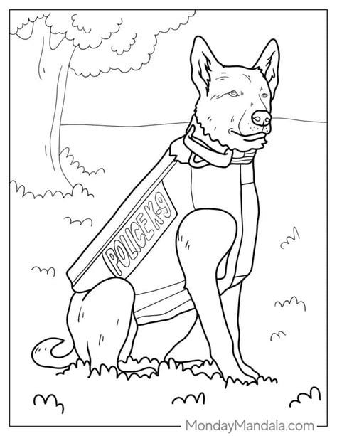 kids saftey coloring pages police