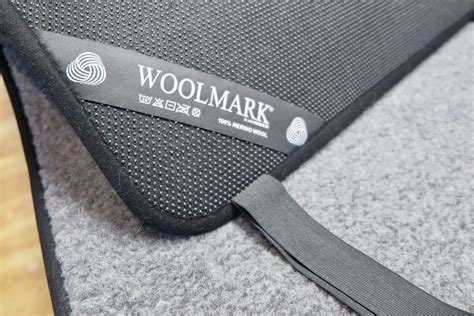 wool yoga mat comfortable large yogamat  natural grey  etsy