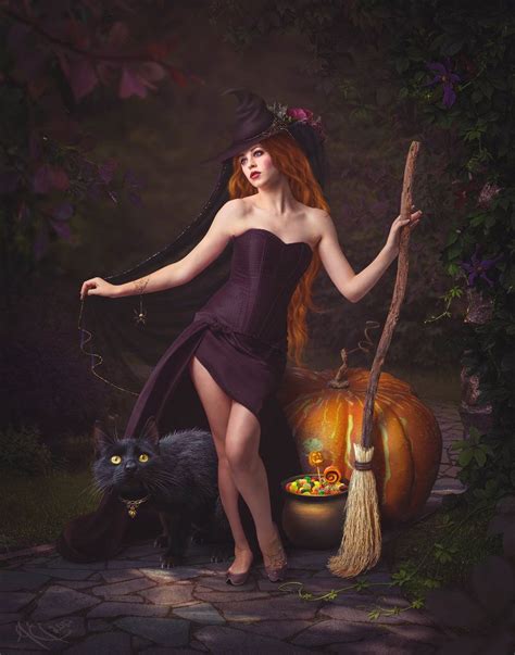 Sweet Halloween By Twinkle Space Beautiful Witch Dark Beauty