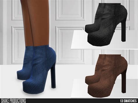 668 High Heels Boots By Shakeproductions At Tsr Sims 4 Updates