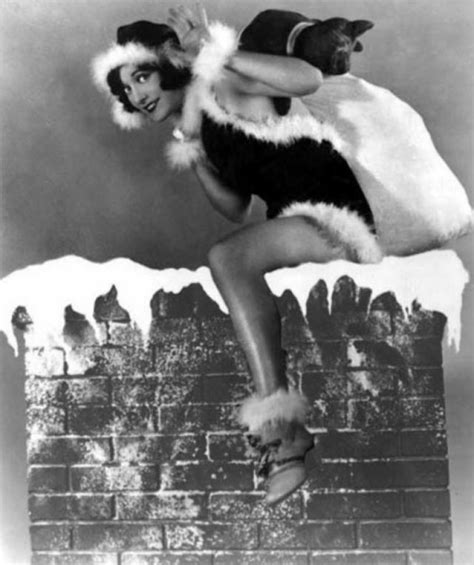 beautiful pin up photos of joan crawford as sexy santa in the 1920s